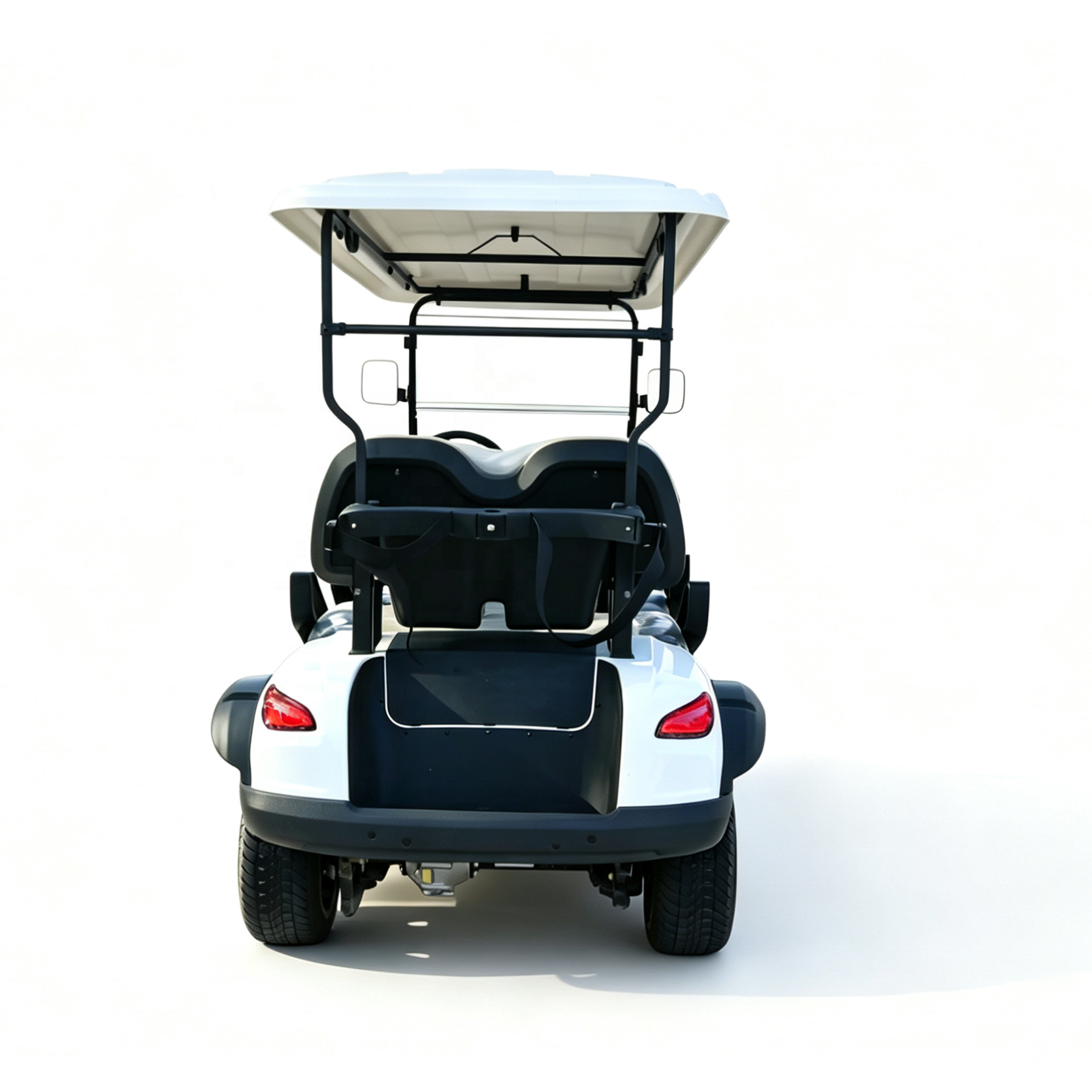White 4 Seats 5KW Electric Golf Cart Perfect for Private and Commercial Use