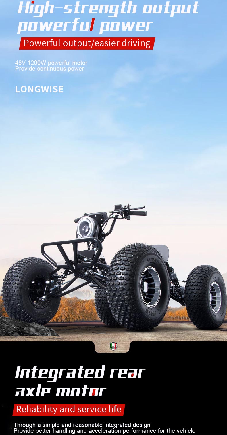 Electric Buggy Kart Wheel and Steering Details