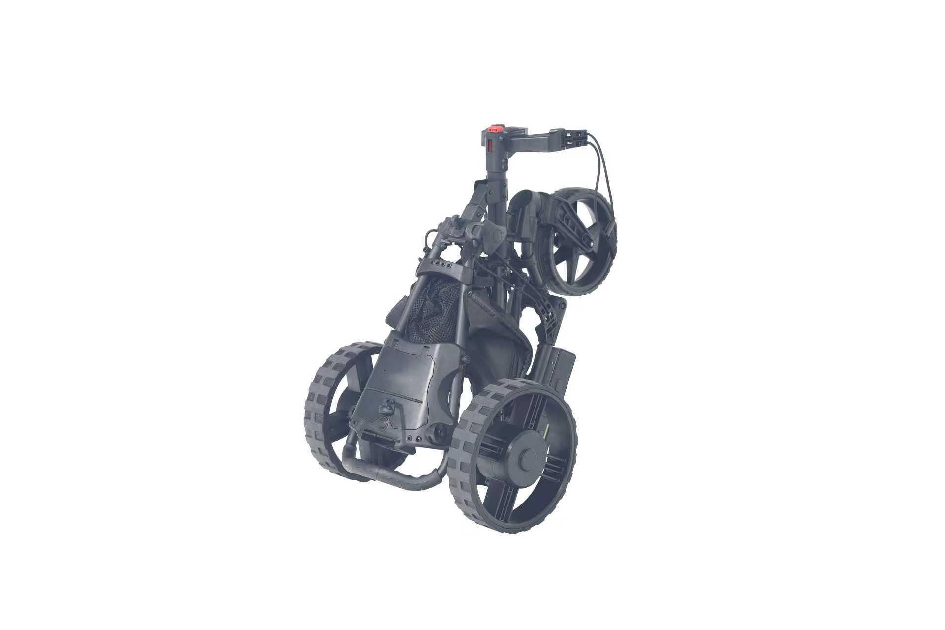 Golf Electric Trolley, Easy Folding Remote Control Golf Electric Trolley, 3 Wheel Golf Push Cart
