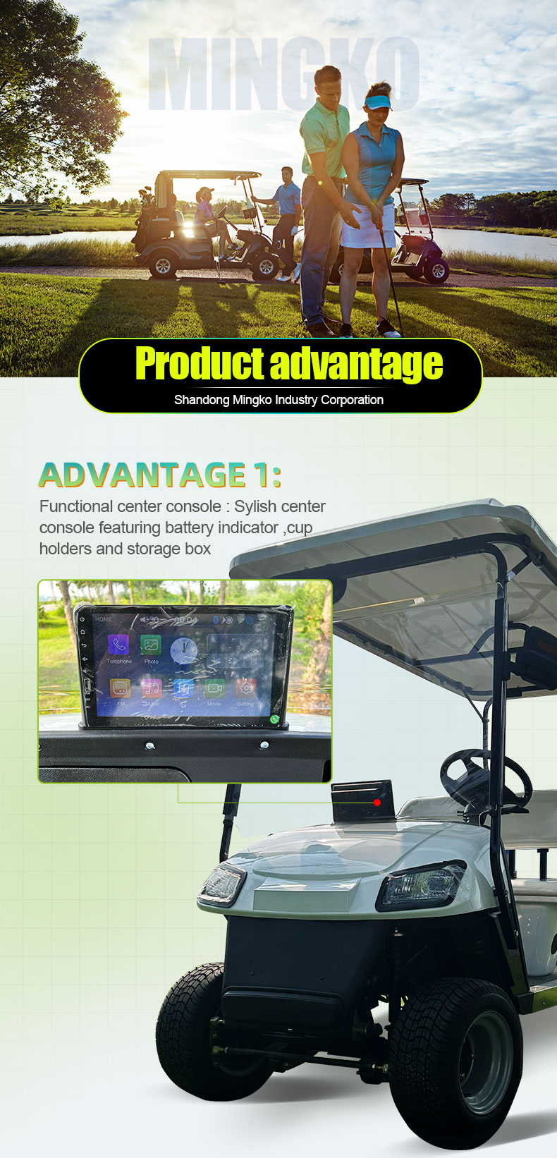 Electric Golf Cart Image 3