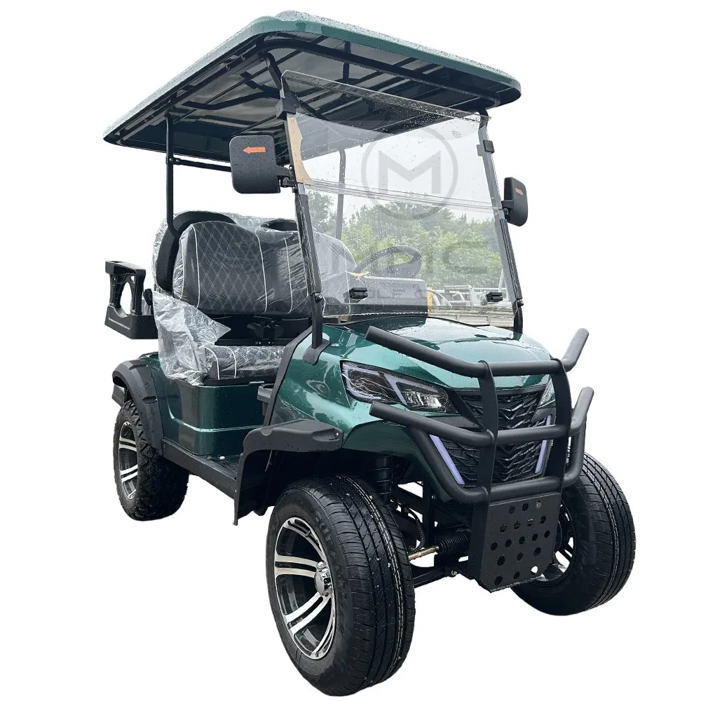72V Lithium Battery 4 Wheel Golf Carts Solar Panels Powered off Road Electric Golf Cart 4 Seater