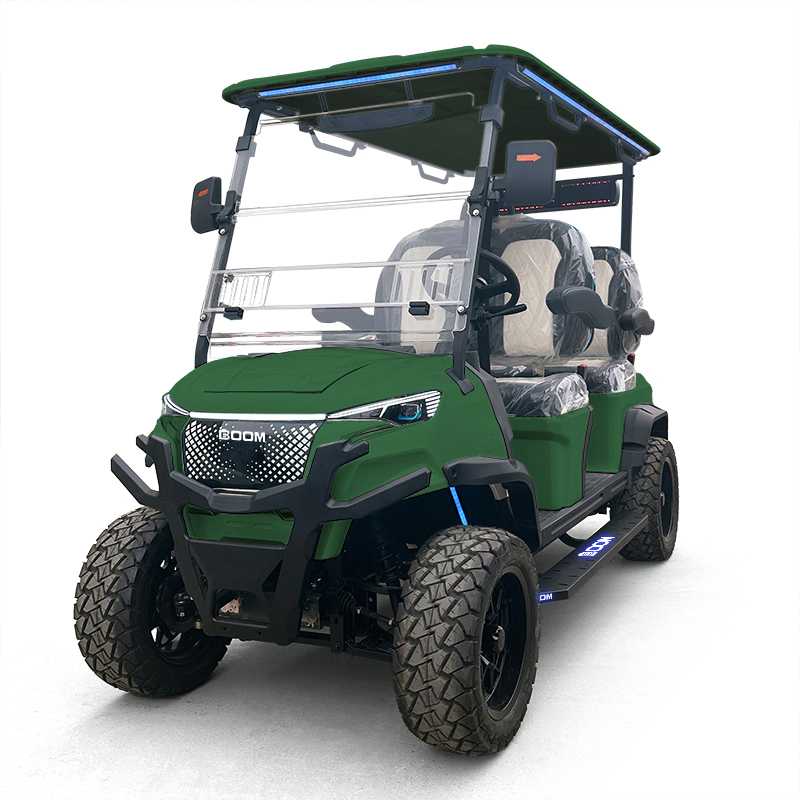 Electric Golf Cart with Customizable Color and Powerful Lithium Battery