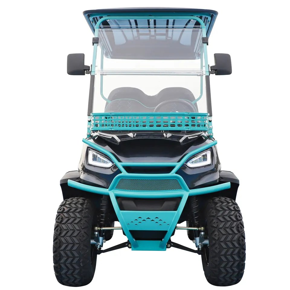 High Performance 2 -10 Seats 60V Battery Electric Golf Buggy Solar Powered Golf Cart