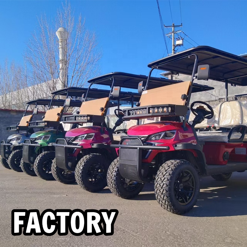 2 4 6 Seater Electric Golf Carts Cheap Prices Buggy Car for Sale Chinese Club Prezzi Four Enclosed Power Golf Cart