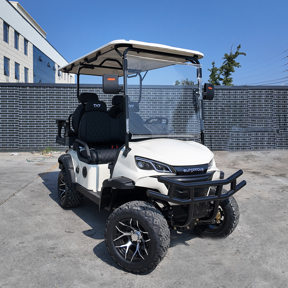Multifunctional Golf Cart Ideal for Property Patrol and Campus Trave