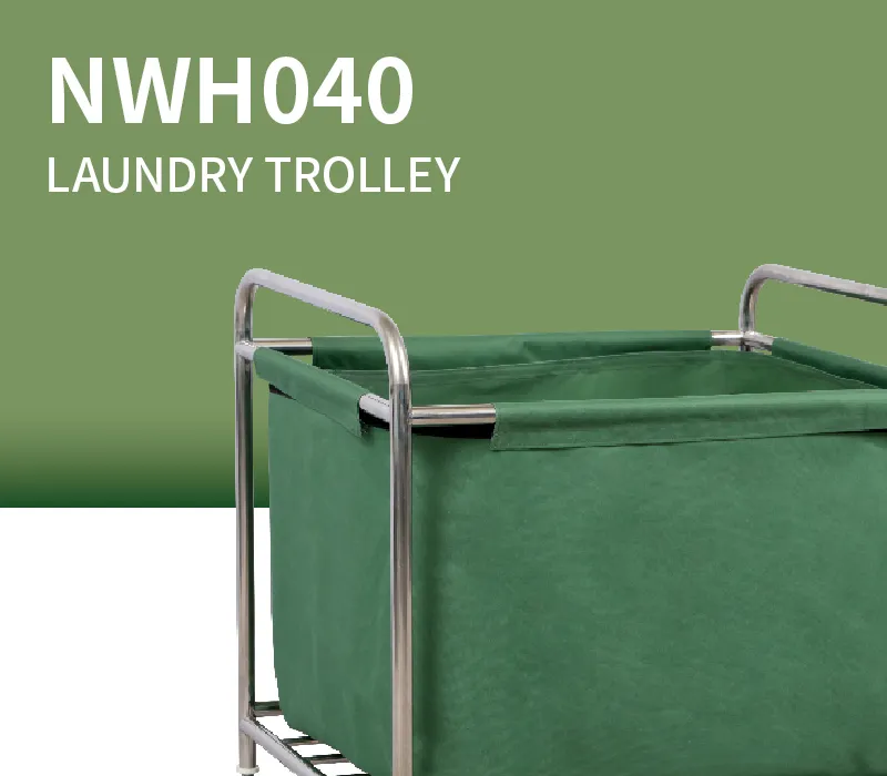 NWH040 Hot Hospital Hotel Service Cleaning Housekeeping Laundry Cart