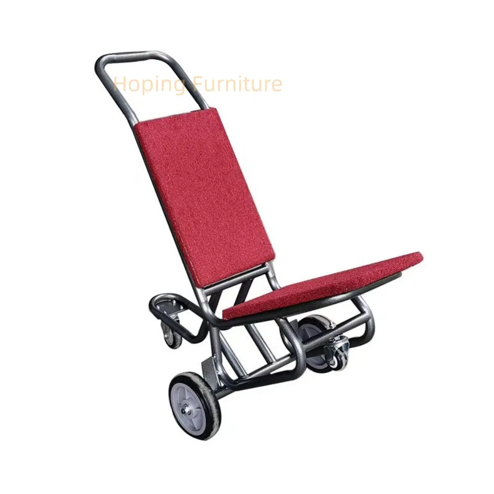 Luxury Luggage Hand Truck for Hotel Restaurant Banquet Chair Service Trolley Cart