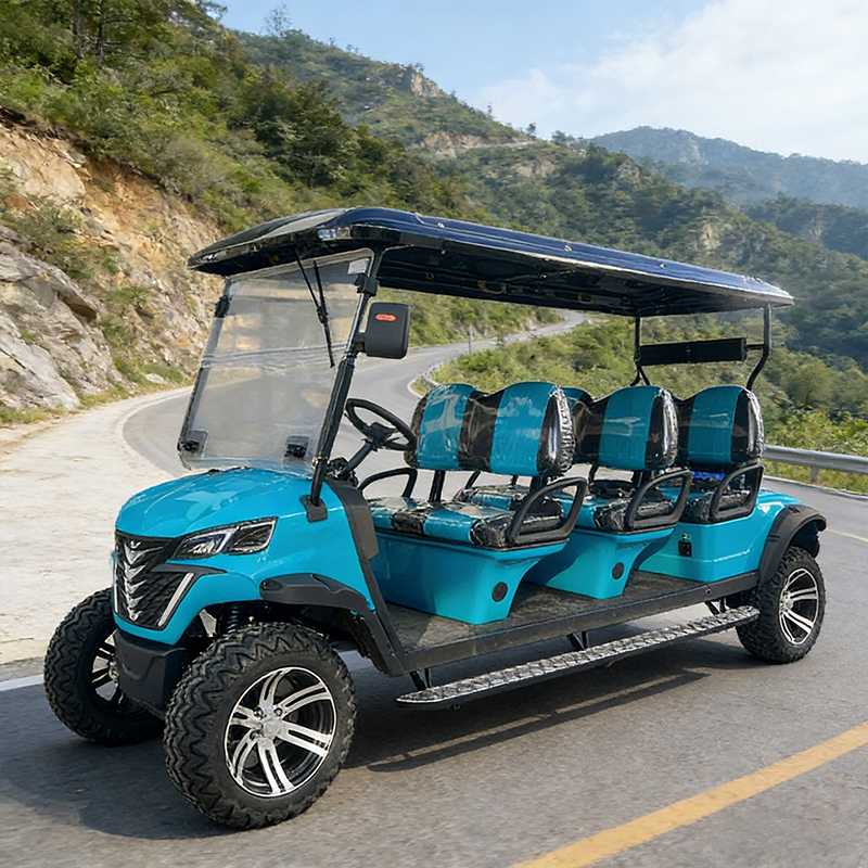 WOLAN Producer Support Customization Electric High Speed 6-Seater Off-Road Golf Cart 70-90km Range for Farm Ranch Agriculture