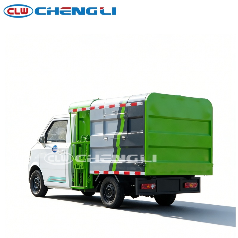 Affordable 1.7tons Electric Self Loading Garbage Vehicle 415kg Capacity for Waste Collection Municipal Sanitation for Sale