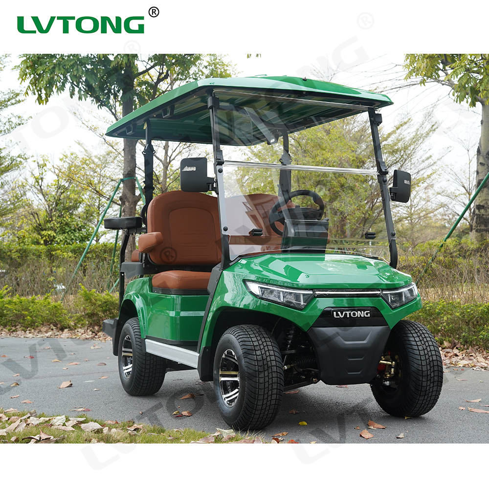 LVTONG 4 Seat Electric Sightseeing Car Custom Street Legal Utility Motorized Golf Cart