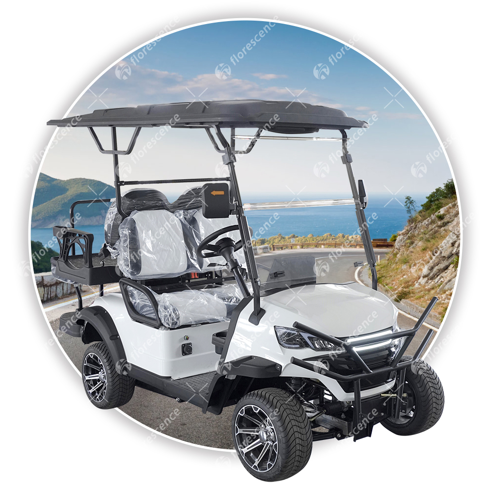 Club 4 Seater Chinese Electric Golf Cart Car for Sale 72V Lithium Custom Comfortable 4 Seats Electric Golf Carts
