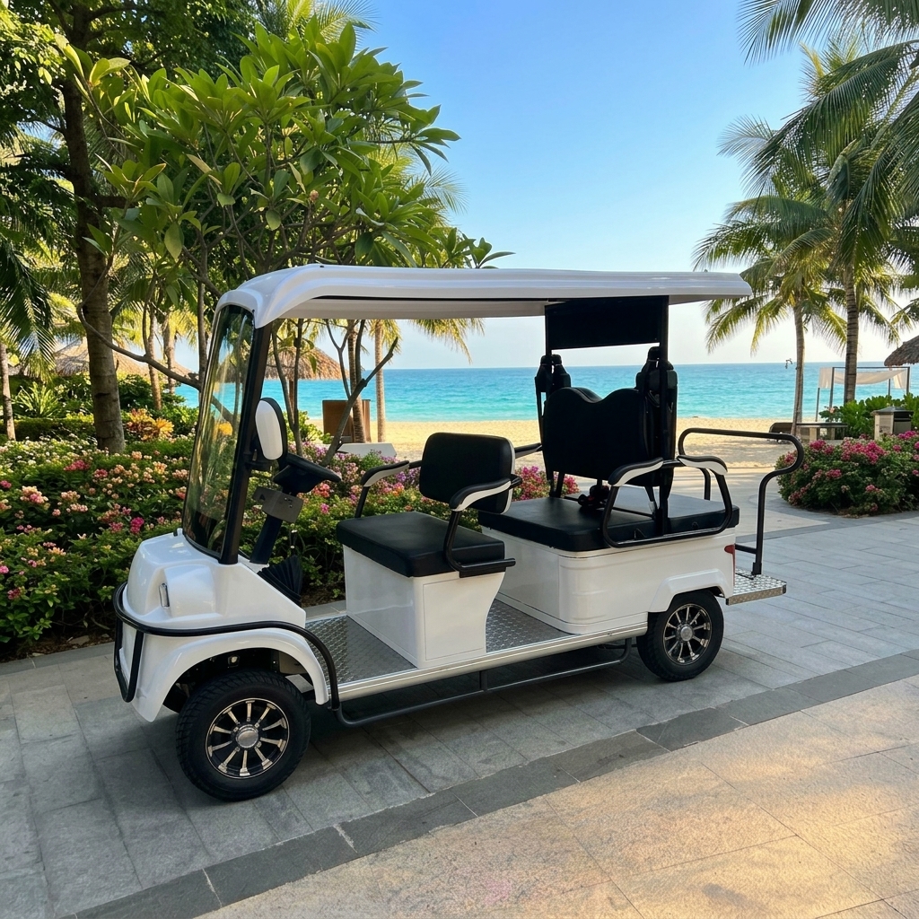 Electric Golf Carts 6 Seater Golf Buggy Electric Scooter Car for Outdoor Sightseeing Golf Course Transport
