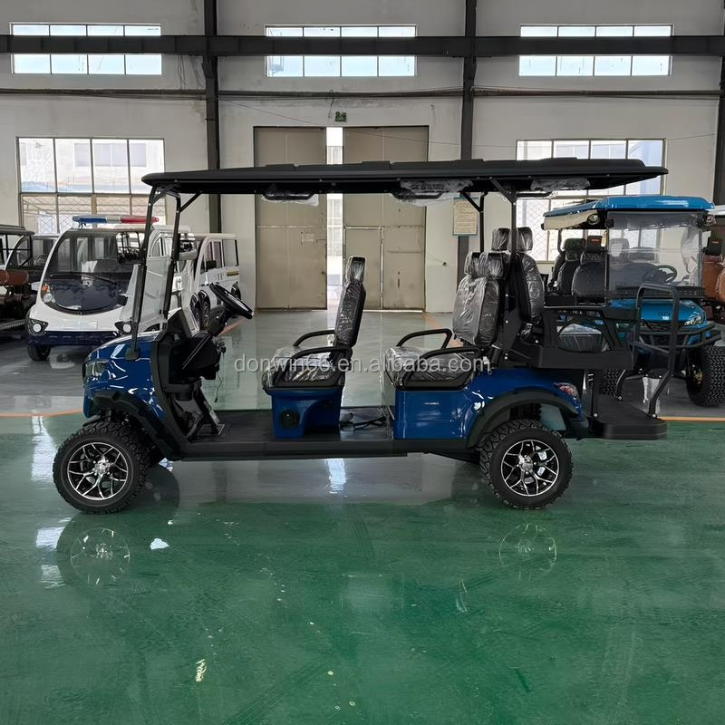 Smart Display Club Car High-definition Screen Electric Golf Cart Golf Trolley for Campsite Equipment Transportation