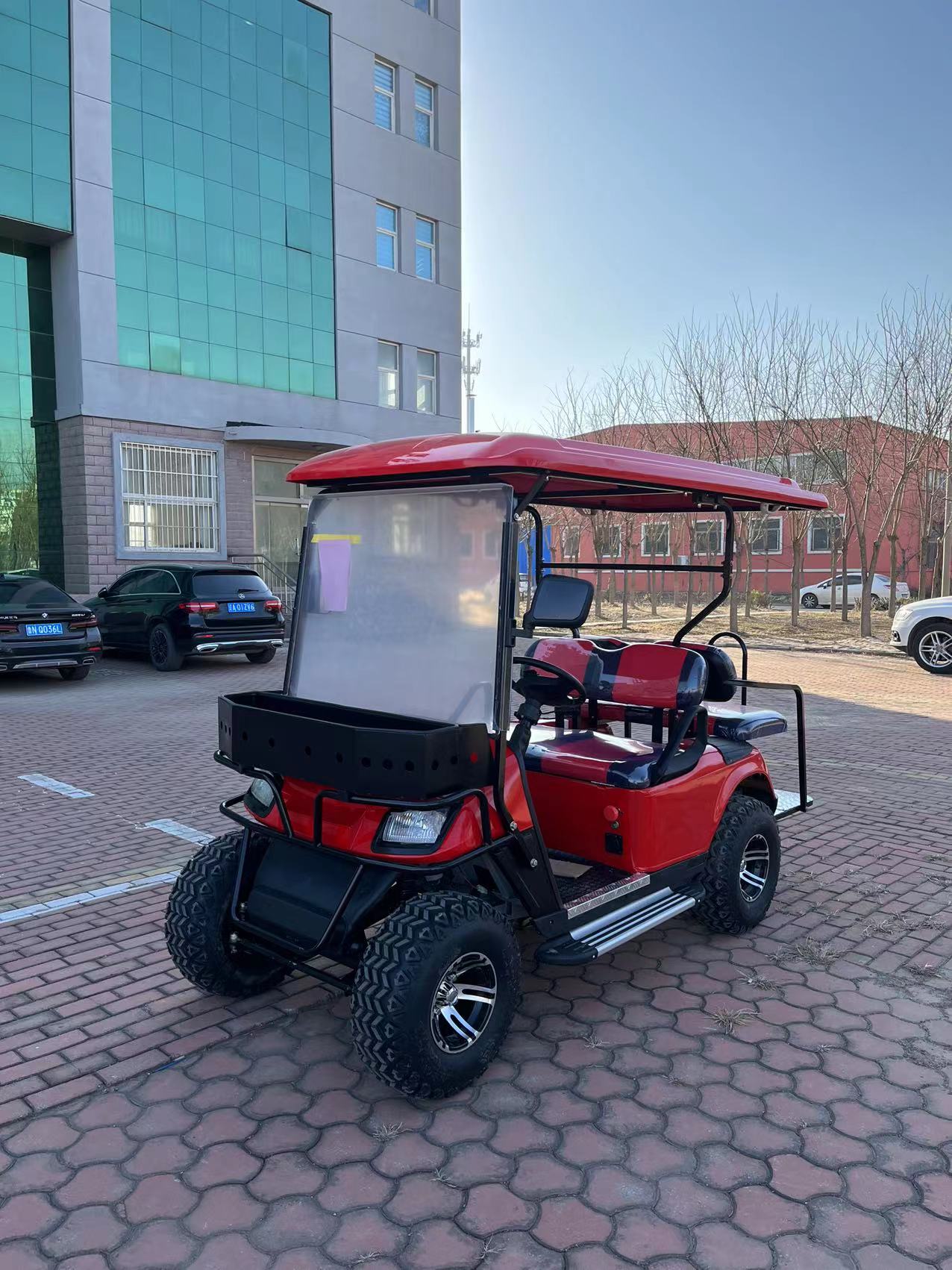 Off-road Golf Carts 4+2 Seats Off-Road Tires Golf Cart 30km/h