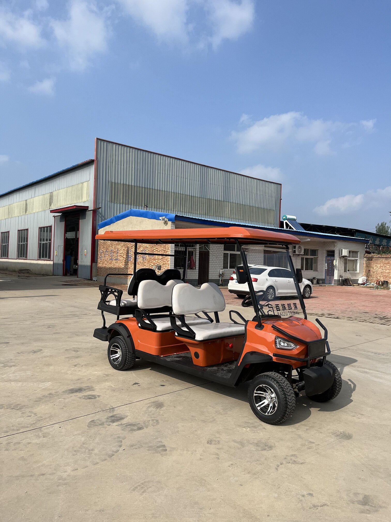 Sharefer Off Road Street Legal 48V 72V Lithium Battery Karts Car Buggy 6 Seater Carrito De Electric Golf Cart