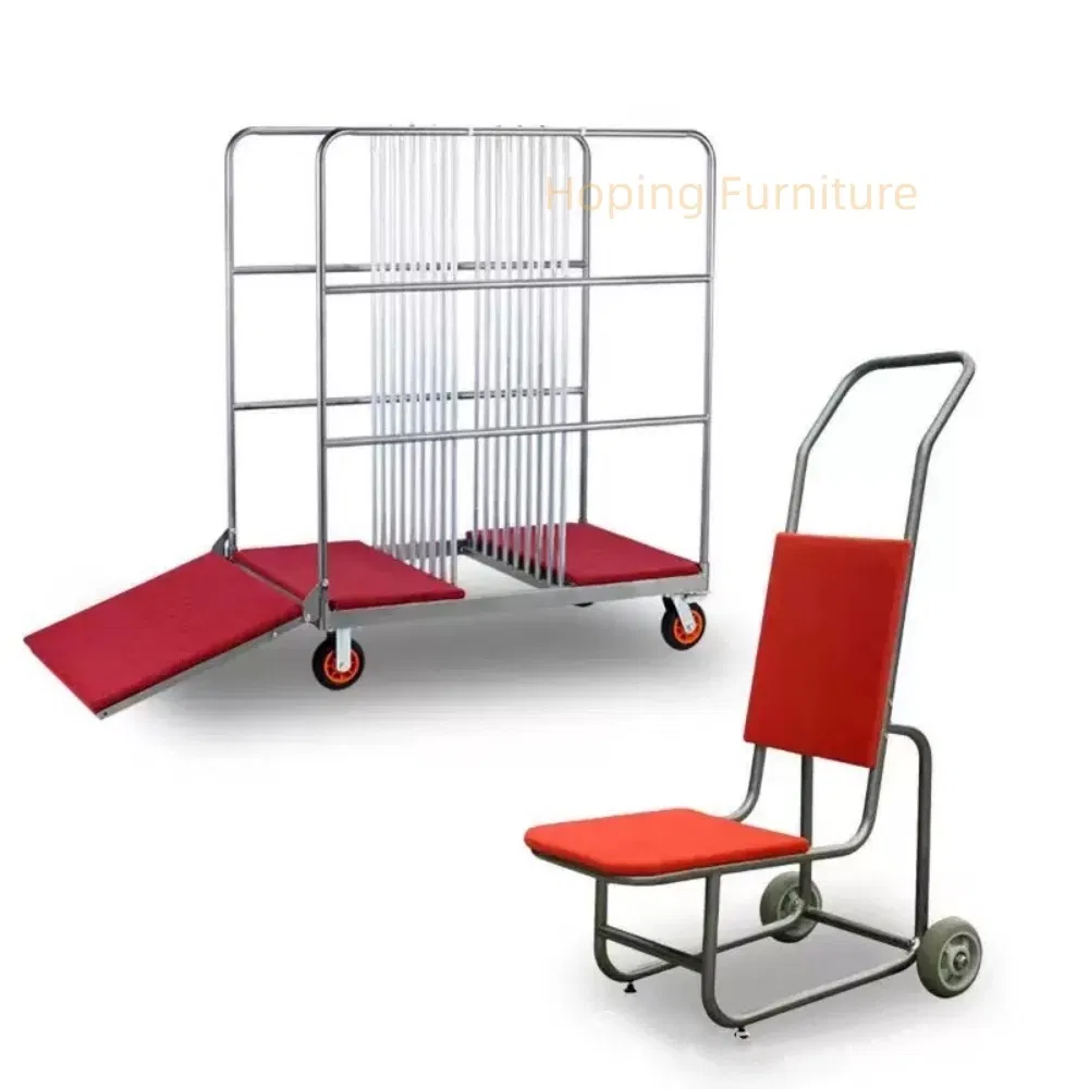 Luxury Luggage Hand Truck for Hotel Restaurant Banquet Chair Service Trolley Cart