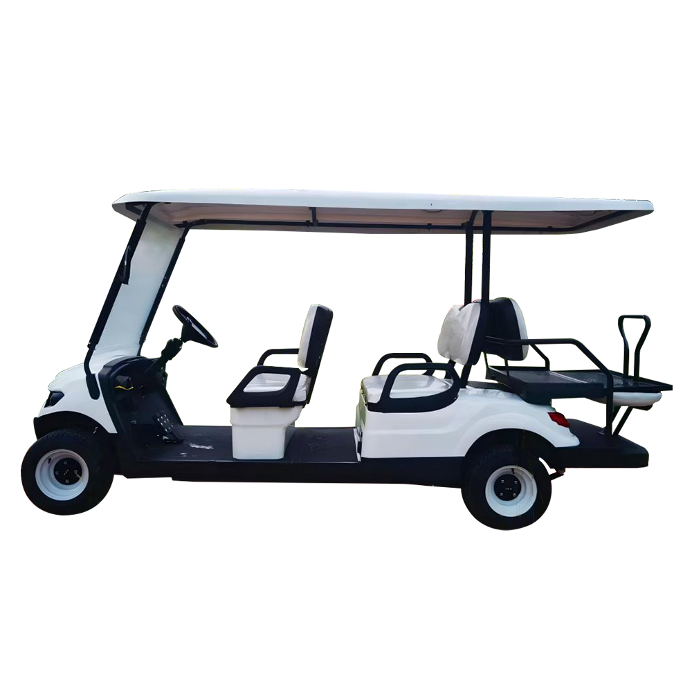 CE Certified 2+2 Seater Electric Golf Cart Chinese 48V &amp; 72V Battery Mini Buggy Car Street Legal Club Car for Sale