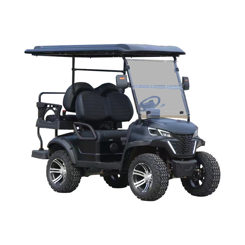 WELIFTRICH Supplier Utility Club 4 Wheel Drive Buggy Car 2+2 Seats Golf Carts Electric With Folded Back Seat