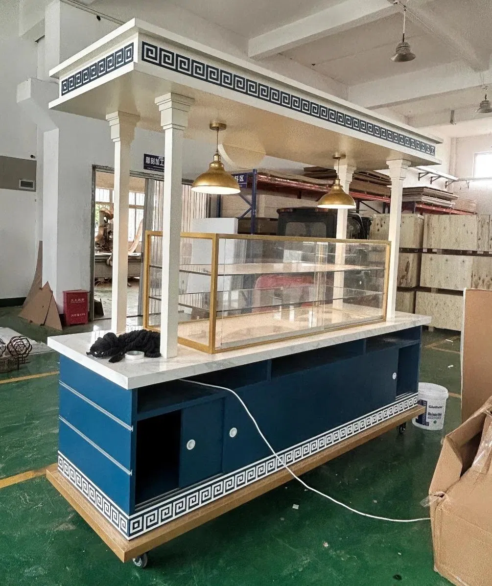 Five-Star Hotel Poolside Service Cart with Towel Warmer for Resort Chains