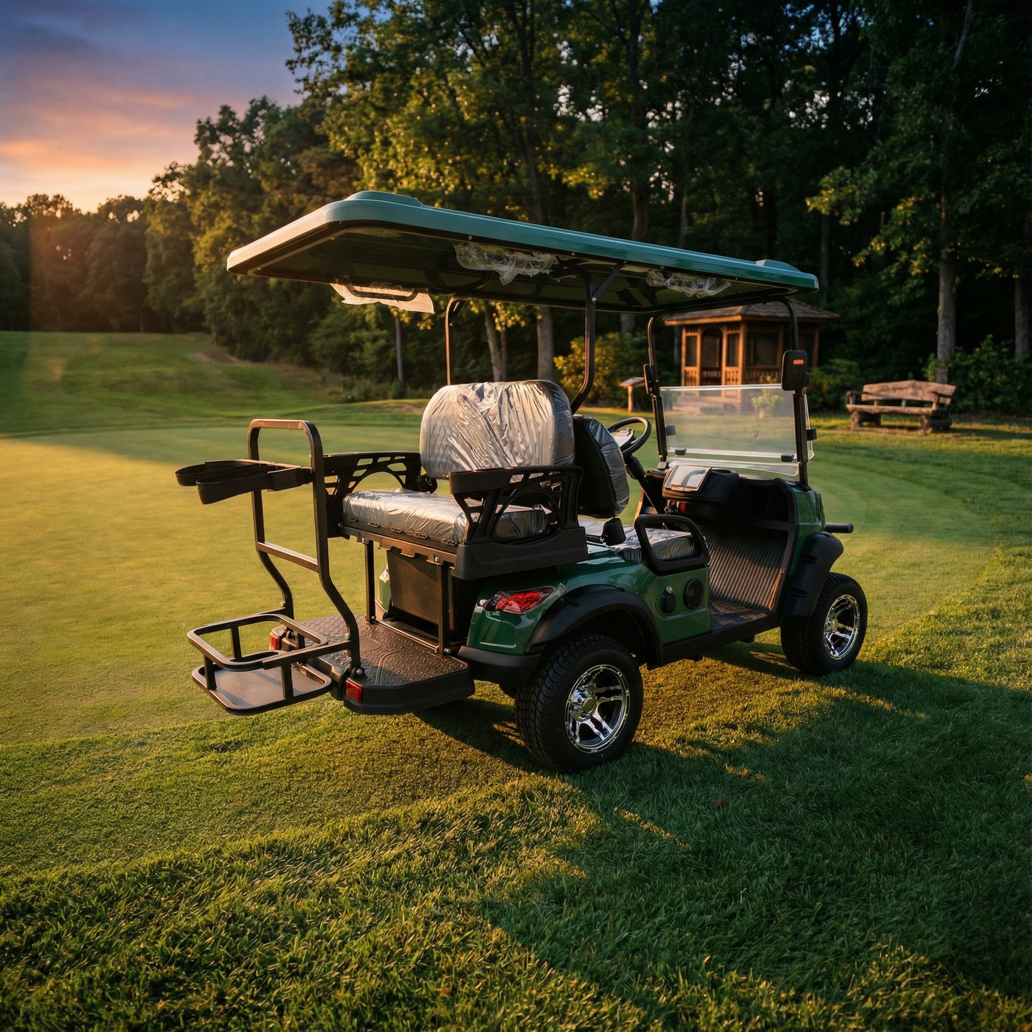 Premium Design 4 Seater Electric Golf Cart CE Certified Customized Logo Golf Buggy Car Accessories for Golf Course and Resort
