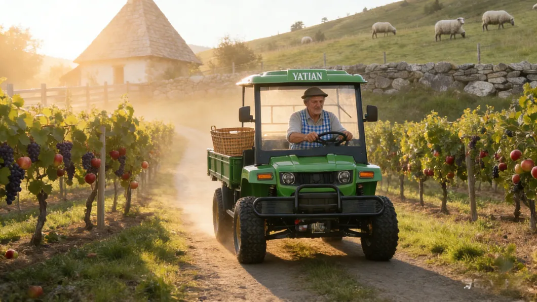 2 Seater Battery Powered 4 Wheel Utility UTV Vehicle