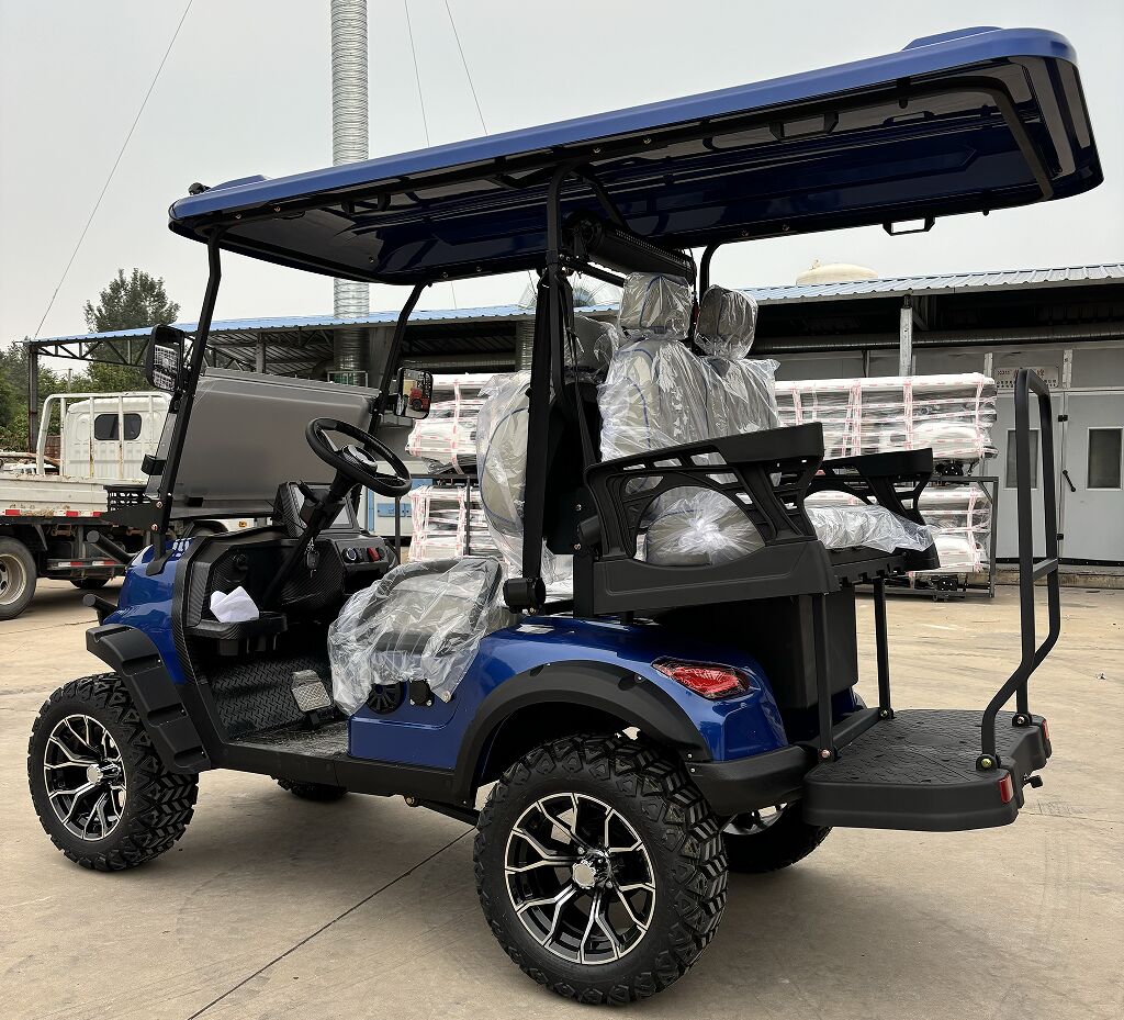 Electric Golf Cart Side View