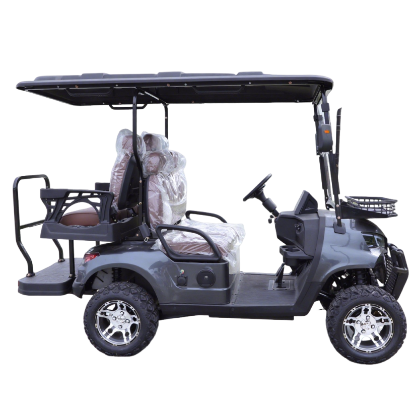 High Performance 4Seater Golf Cart Good Quality Durable Electric Utility Vehicle Metal Buggy Compatible with Club Car