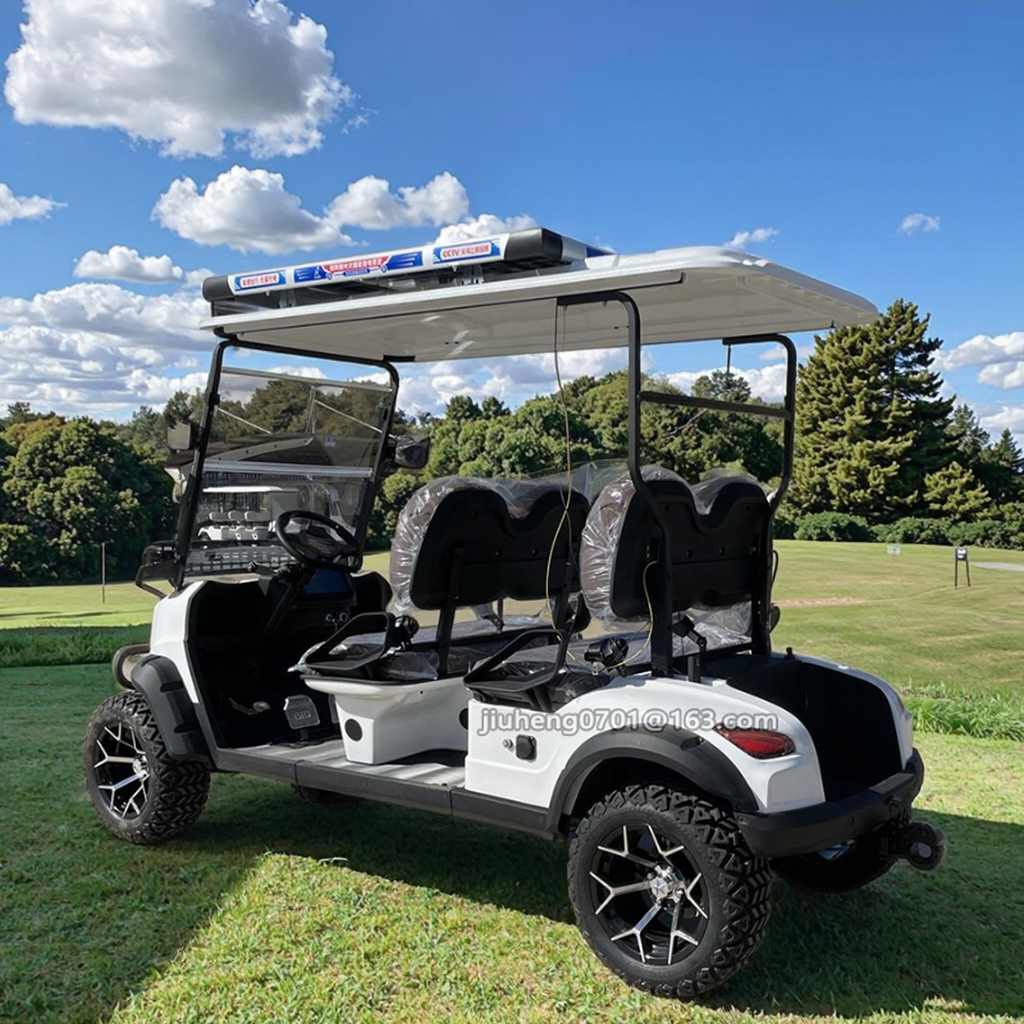 2026 Customized 72V Electric Golf Cart CE Certified Powerful Electric Vehicle for 4 Seater Sightseeing Farmers' Club More