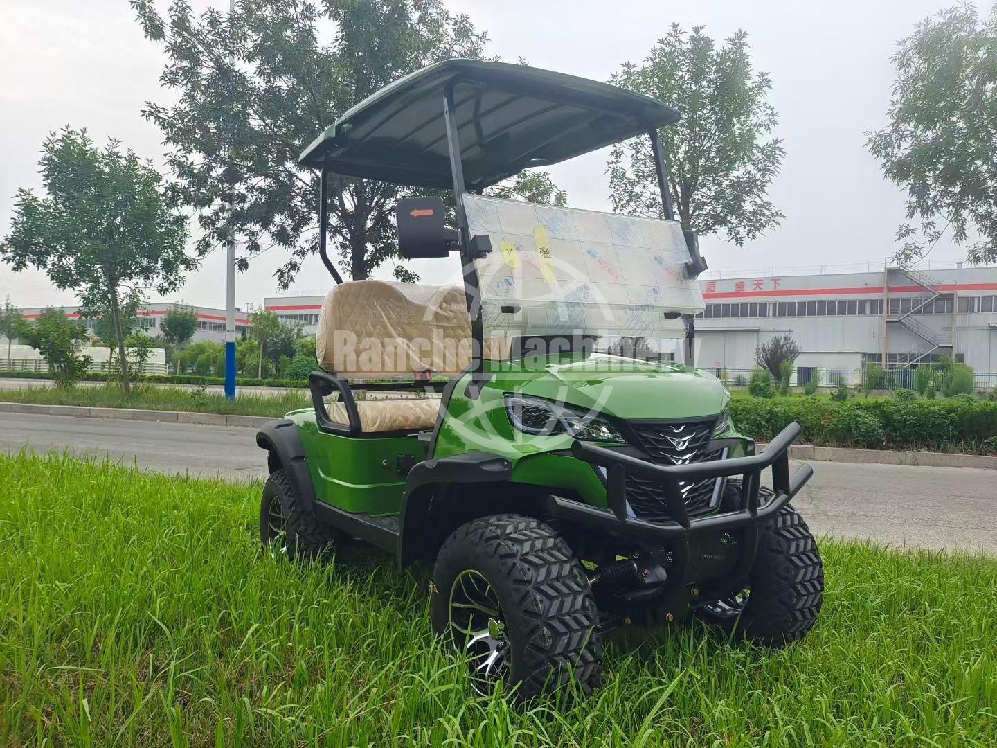 Electric 2 Seater Golf Cart with Cargo Box with 18x8.5-8 8 inch Tire