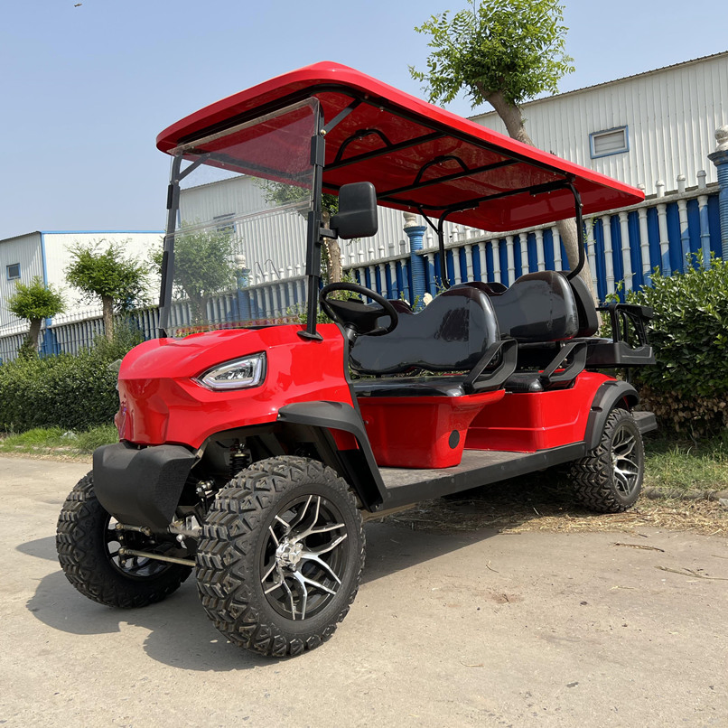 High Performance 2 -10 Seats 60V Battery Electric Golf Buggy Solar Powered Golf Cart