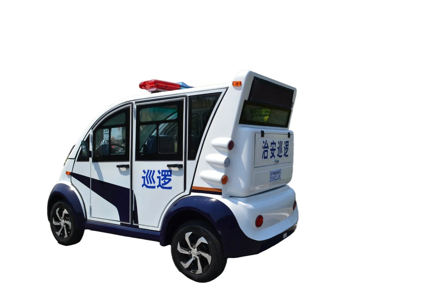 48V Residential Electric Patrol Vehicle Quiet 80km Range for Neighborhood Watch