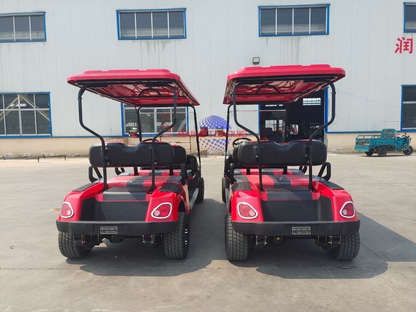 Discount Offers Off-Road Electric Golf Cart with Roof 7-8 Seats Utility Buggy Lifted Suspension 50-70km/h 70-90km Range Sale