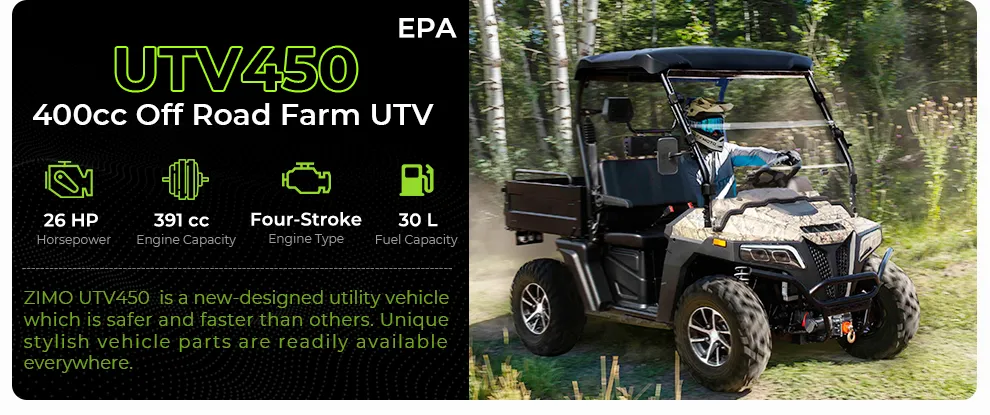Adults 800cc 1000cc 4 Seater Farm Sport UTV Utility Vehicle