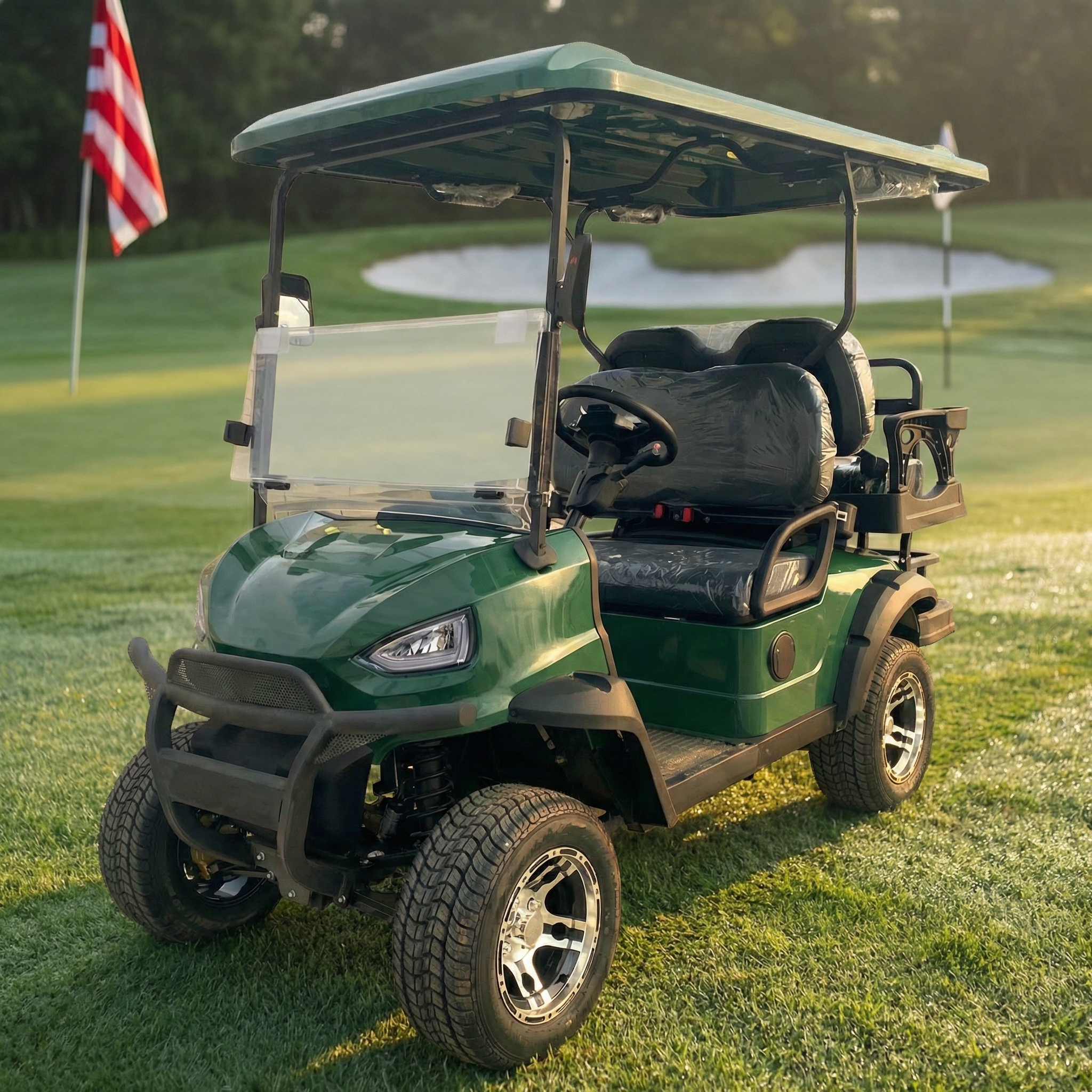 Premium Design 4 Seater Electric Golf Cart CE Certified Customized Logo Golf Buggy Car Accessories for Golf Course and Resort