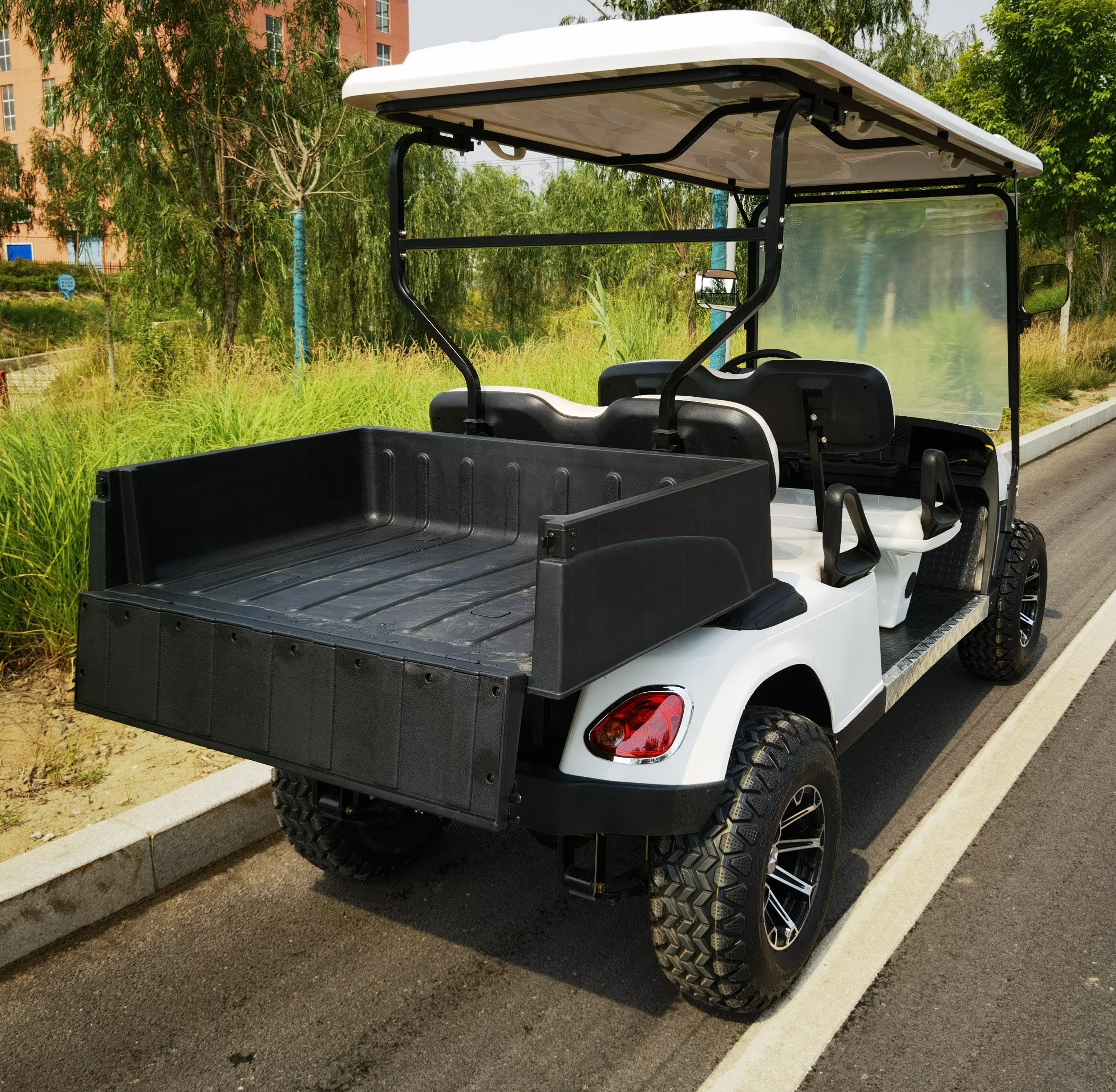 Kepler Professional Chinese 4 Passenger Wheel Electric Golf Carts Drive Small Cargo Box Cheap Prices Buggy Car for Sale