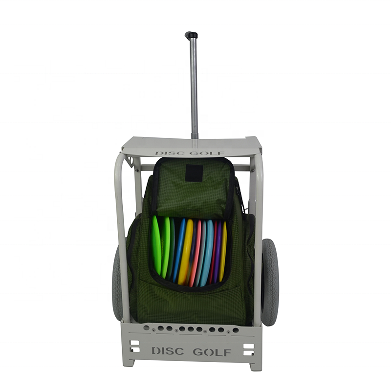 Factory Direct Hippo Sport HSC-003 Custom Design Aluminum Cart Sturdy Frame Disc Golf Cart Customizable Options Carrying Disc