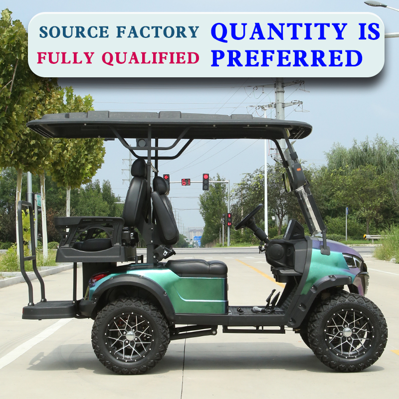 Street Legal 4WD Electric Golf Cart 60/72V 4 Seat Lithium Battery Club Car 5000W Motor Electric Cart