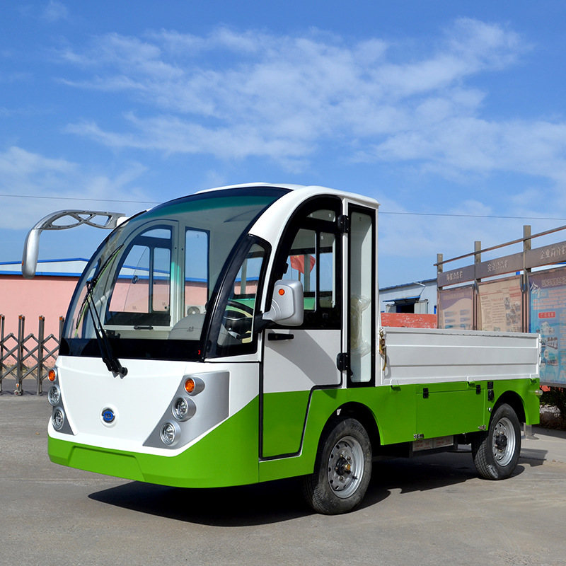 2-Person Parison Electric Golf Cart Utility Vehicle with 2 Seats and Cargo Box Made of Plastic 2025SDZX12PTPR336