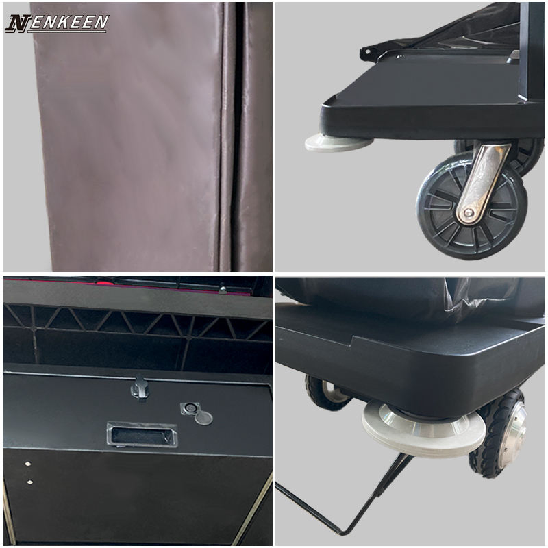 Powered Housekeeping Cart OEM Hotel Cleaning Trolley Room Service Maid Cart