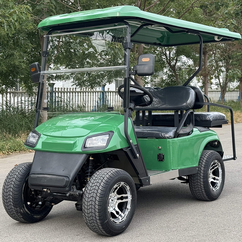 China 4 Seats Golf Cart Four-Wheel Vehicle Off-road Golf Carts Four Wheel Off Road Golf Cart With Folding Seats