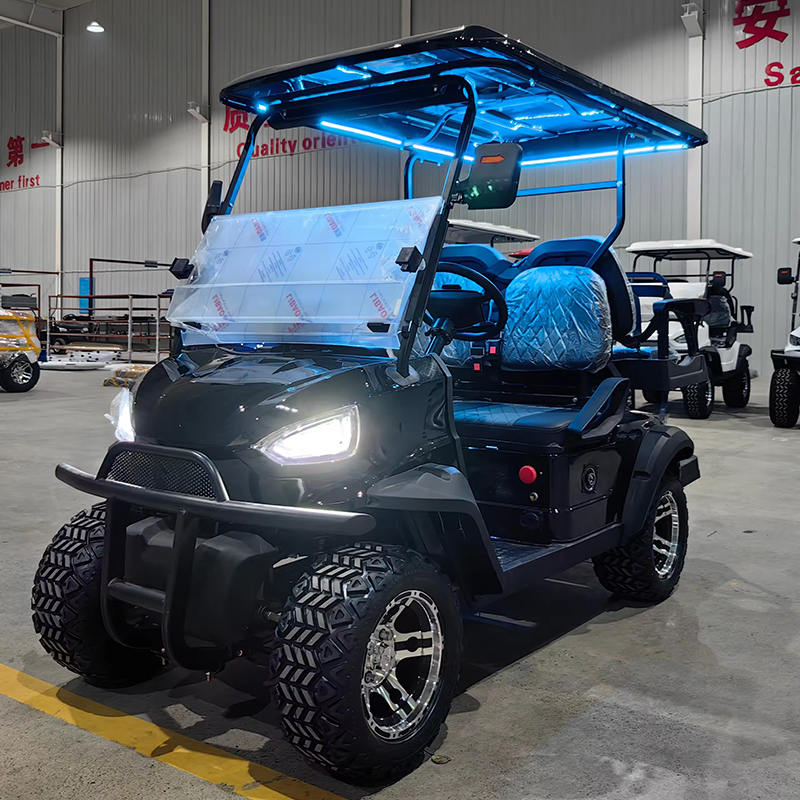Chinese Electric Golf Cart with 4 Seater Golf Buggy Car Dot Certified Battery Operated 3890 Wheelbase Sale for Club