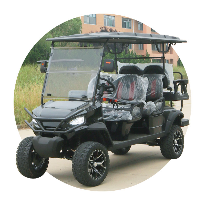 Electric Off-Road Golf Cart 2/4+2/6/8 Passenger Capacity Seats Golf Carts Buggy Scooter with Curtis