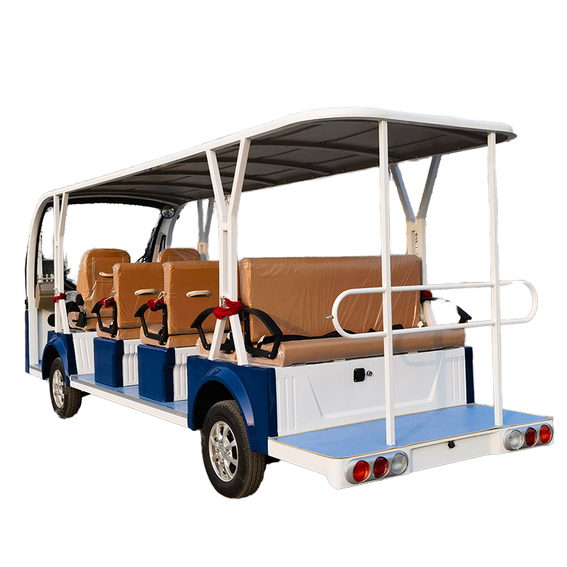2025 Premium Parison Electric Sightseeing Shuttle Bus 11 Seats &amp; Golf Carts Stylish for Tourist Spot Villa and Hotels
