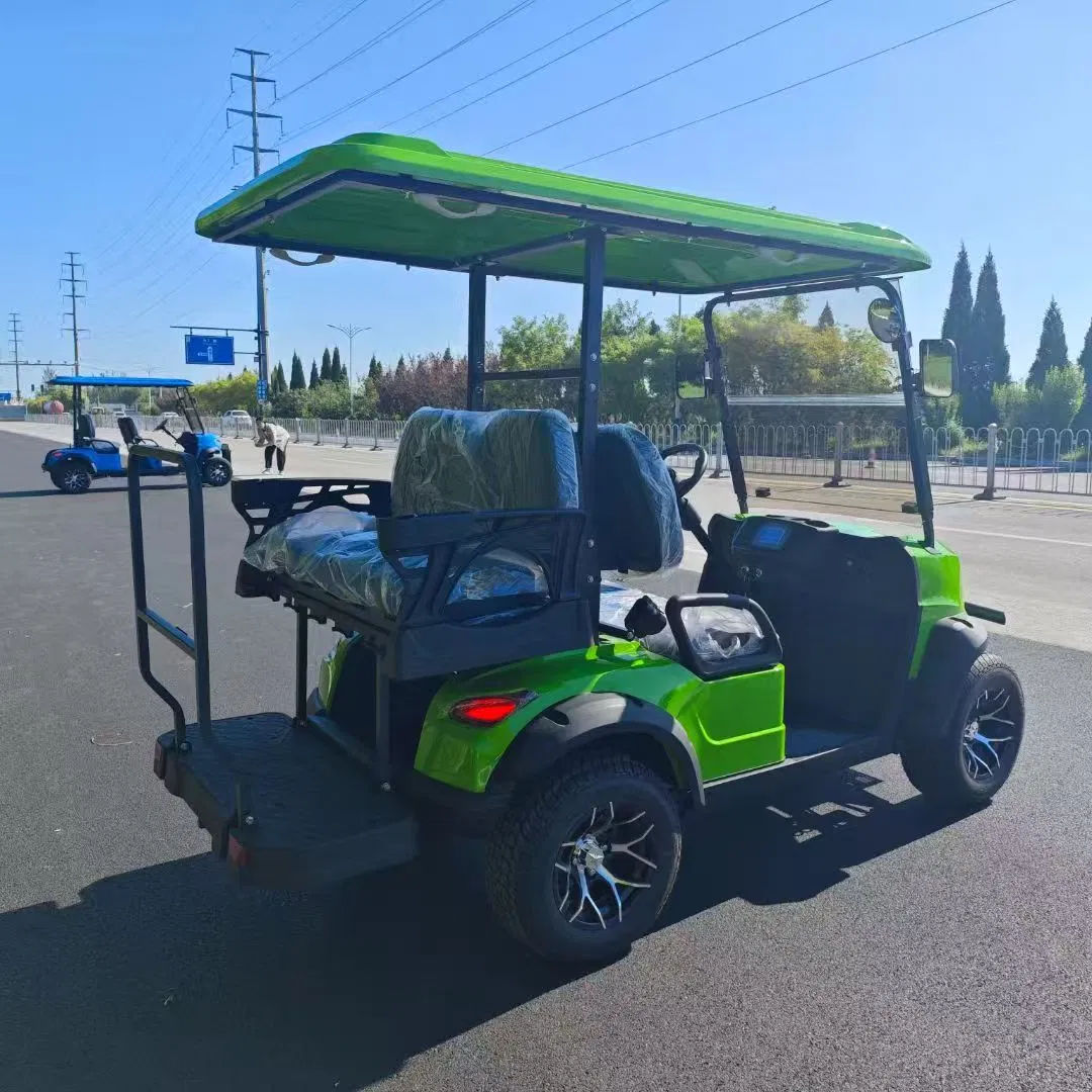 Multi-Color 2-Seater Electric Golf Cart Ideal for Hotel Shuttle Service