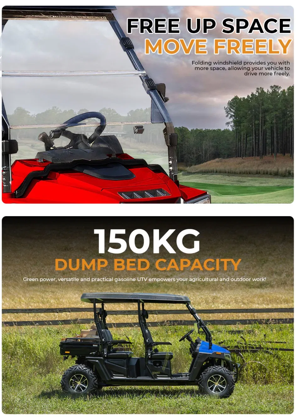 New OEM 4 Wheeler Tractor Utility Farm Vehicle