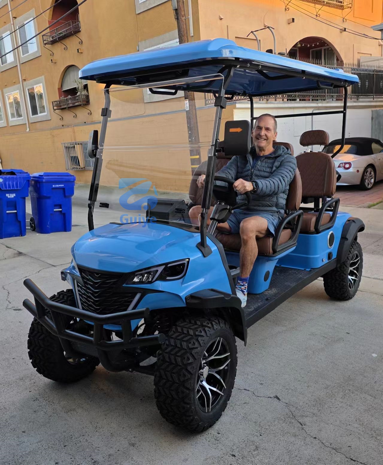 Premium Custom Electric Off-Road Golf Cart Customized Professional Design Mini Electric Golf Cart for Outdoor Golf Play