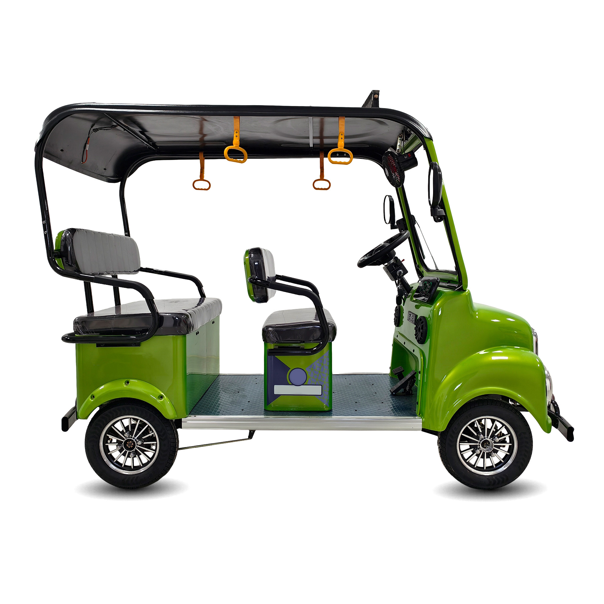 HLD New Style High Battery Life Four Wheels Electric Scooter With Rain Cover Four Wheels Electric Sightseeing Electric Golf Cart