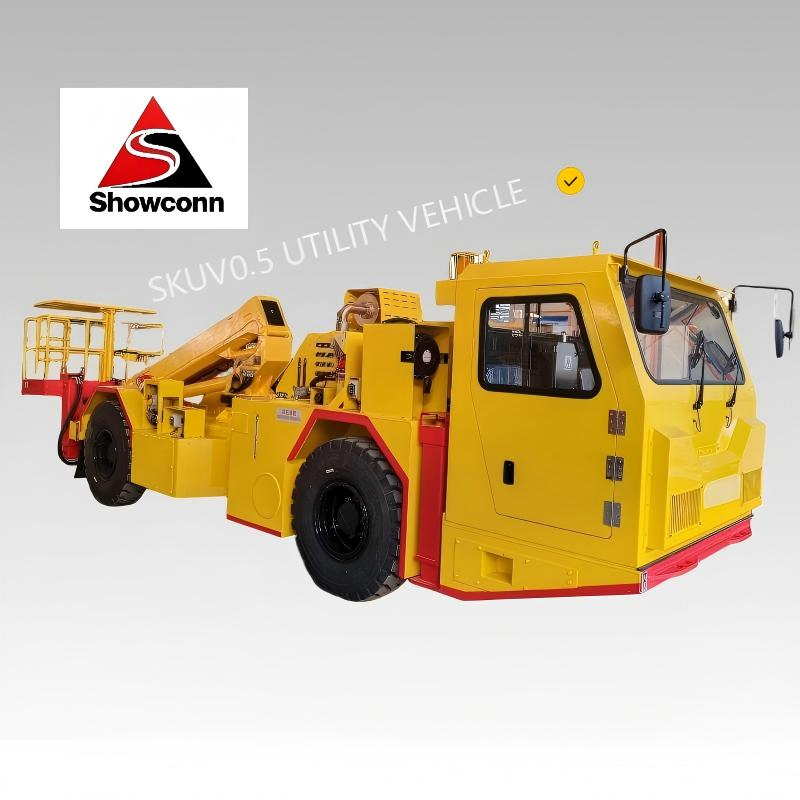 High-Capacity Underground Mine Multifunctional Service Vehicle Mining Utilitiy Machine