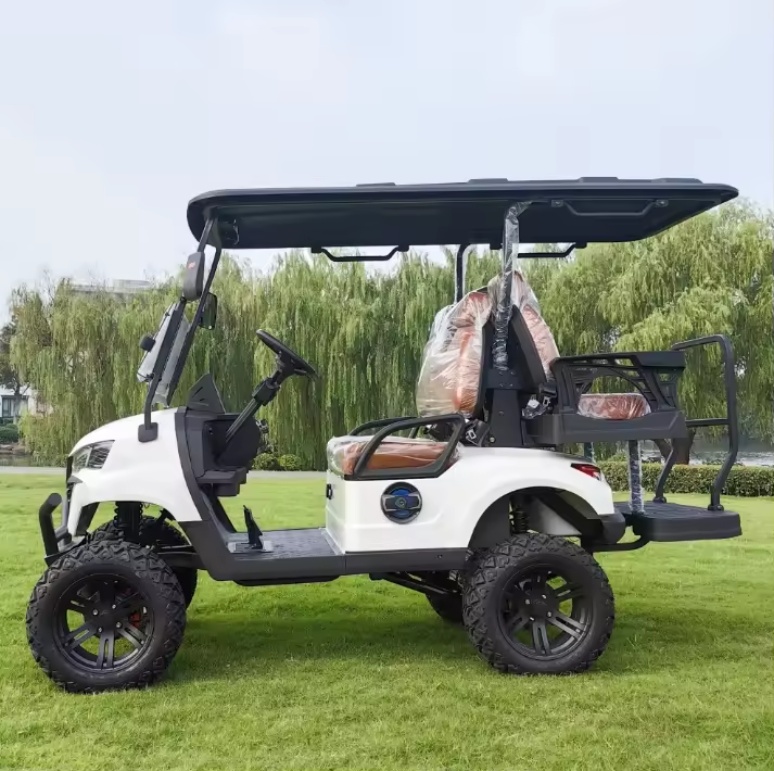 Bestselling Chinese Electric 4-Seater Golf Cart with Luxury Seats for Resort and Gated Community Use