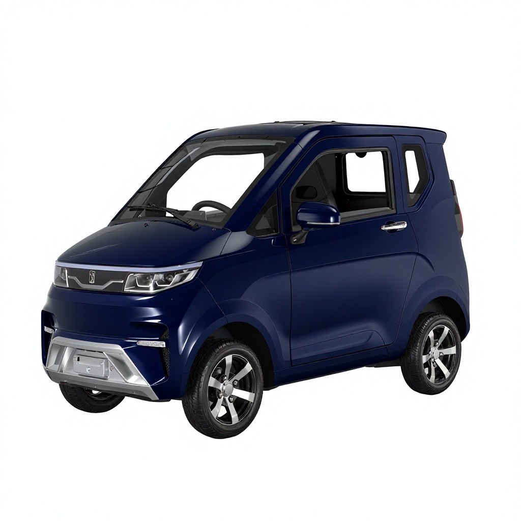 4 Wheel Enclosed Mobility Scooter Low Speed Electric Mini Car No Driver Licnese Need For Old People To Ride